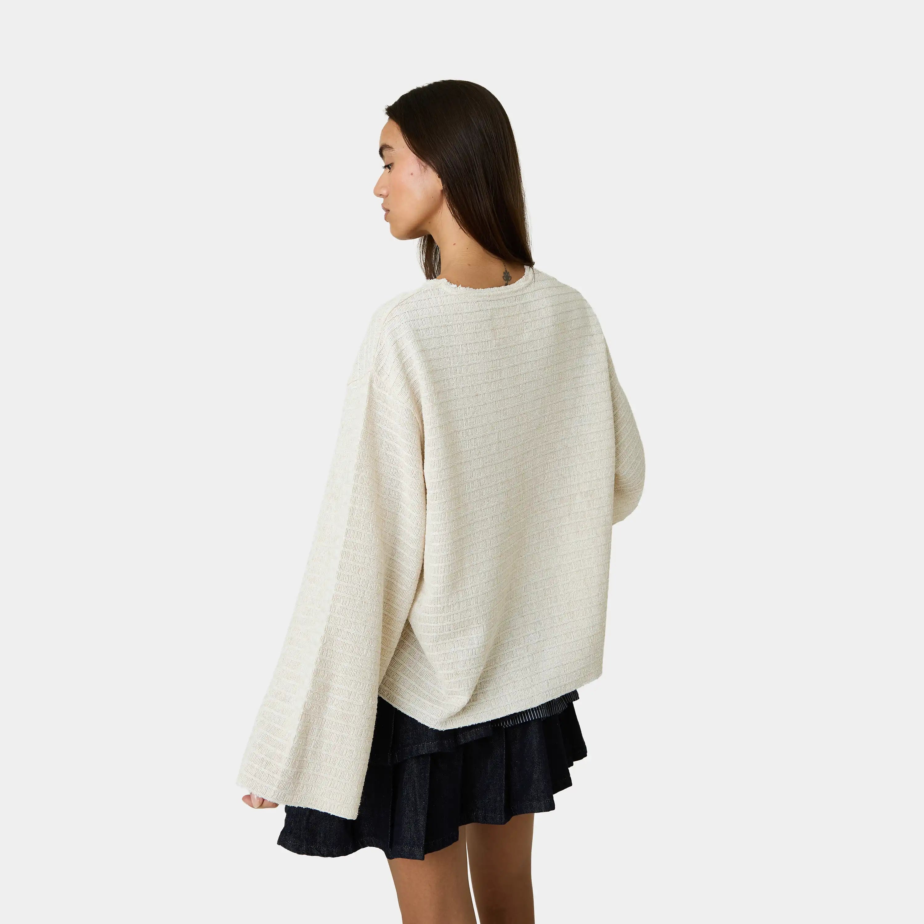 Rustic Off Sand Knit Sweater Knitwear Eme Studios