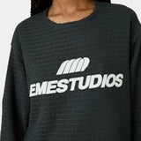 Rustic Shadow Knit Sweater Knitwear Eme Studios