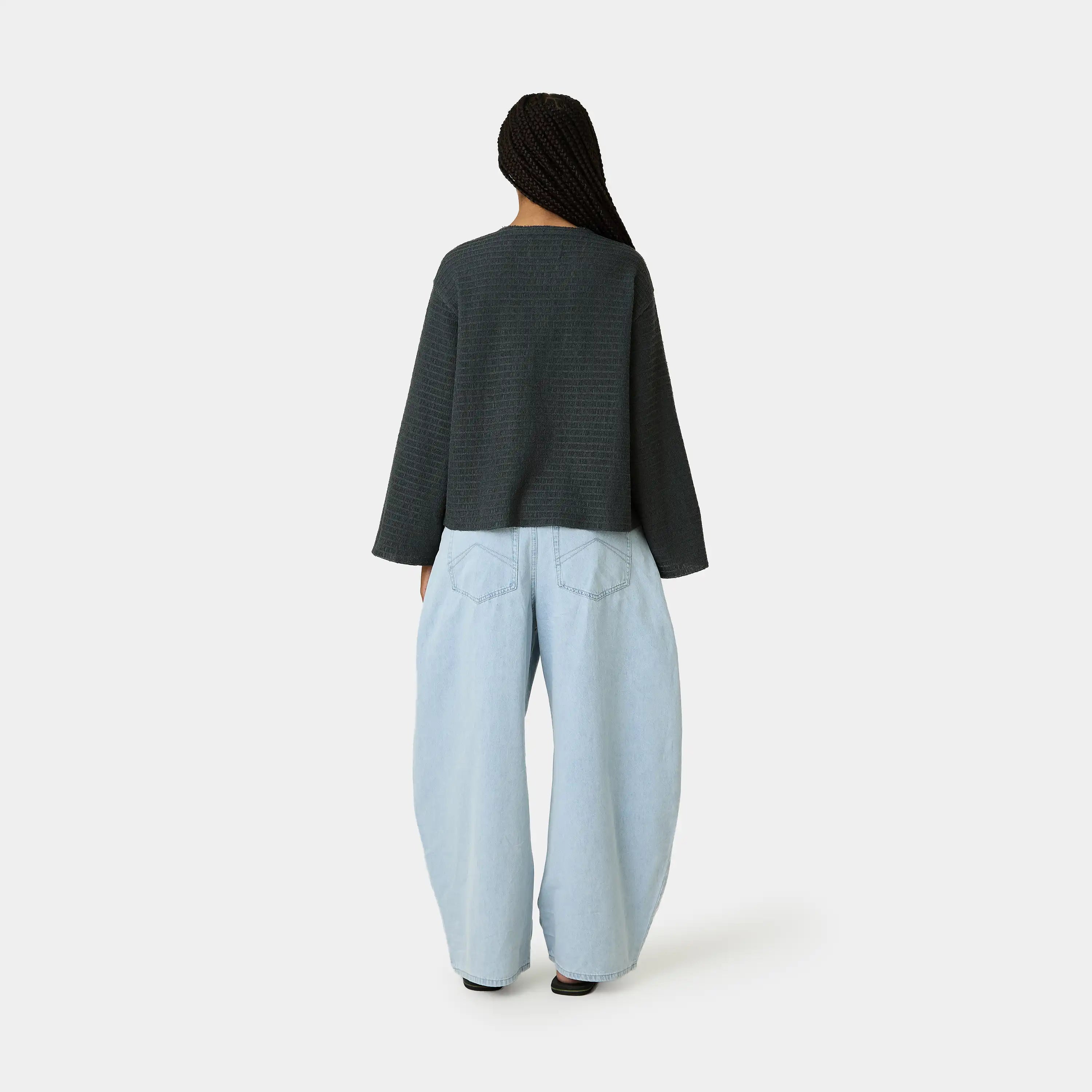 Rustic Shadow Knit Sweater Knitwear Eme Studios
