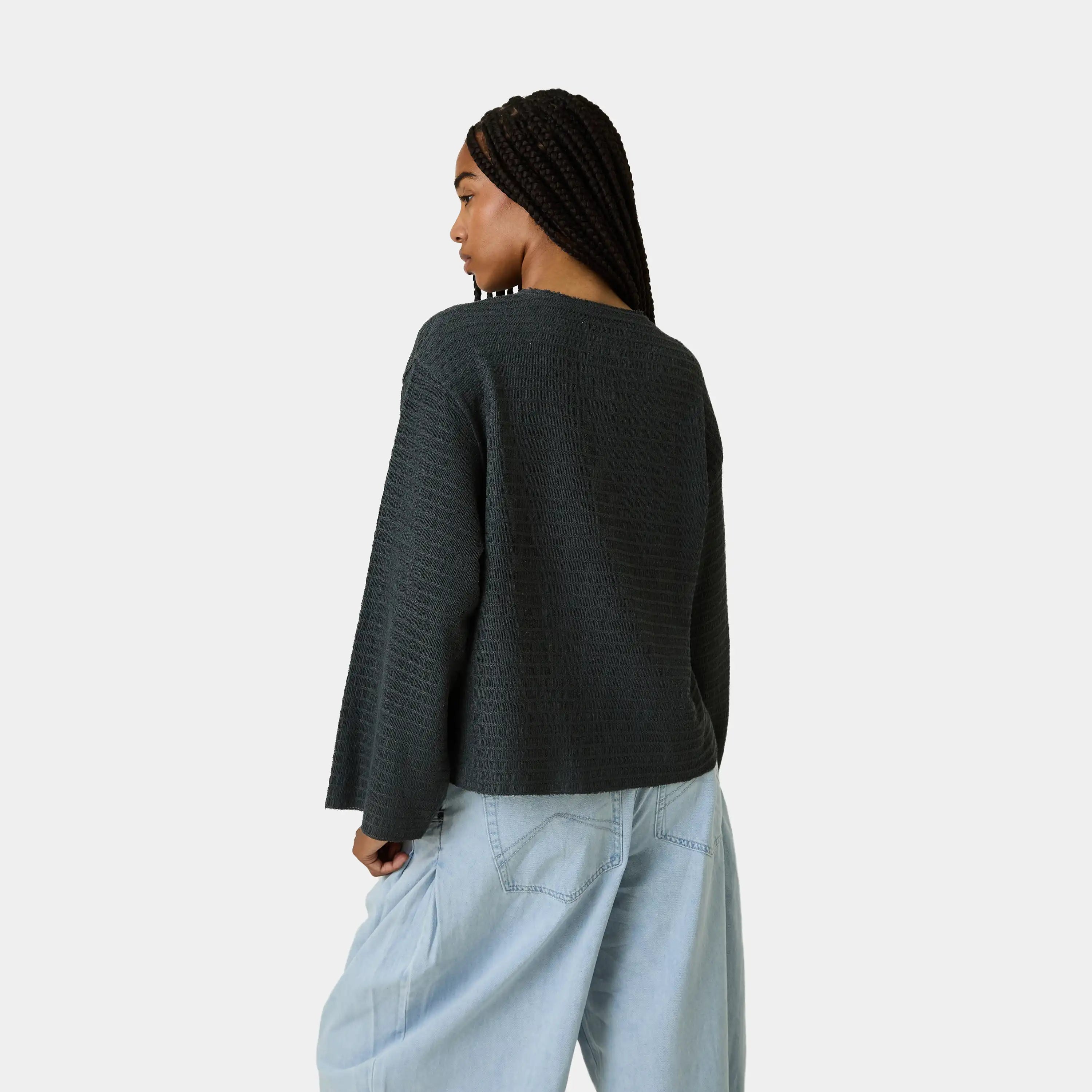 Rustic Shadow Knit Sweater Knitwear Eme Studios