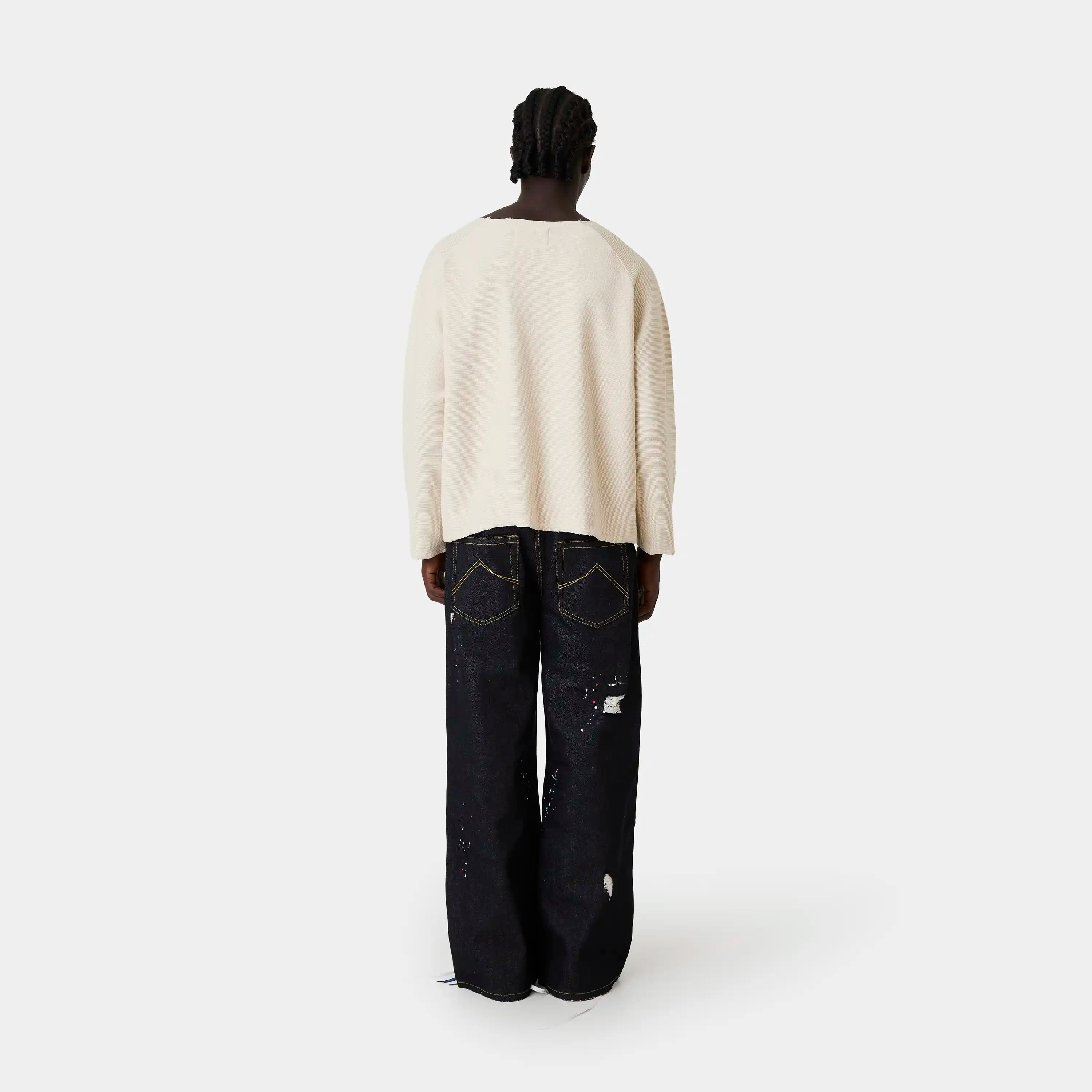 Salt Off Sand Waffle Long Sleeve T-shirts Eme Studios