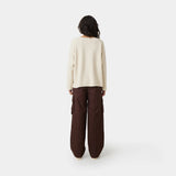 Salt Off Sand Waffle Long Sleeve T-shirts Eme Studios
