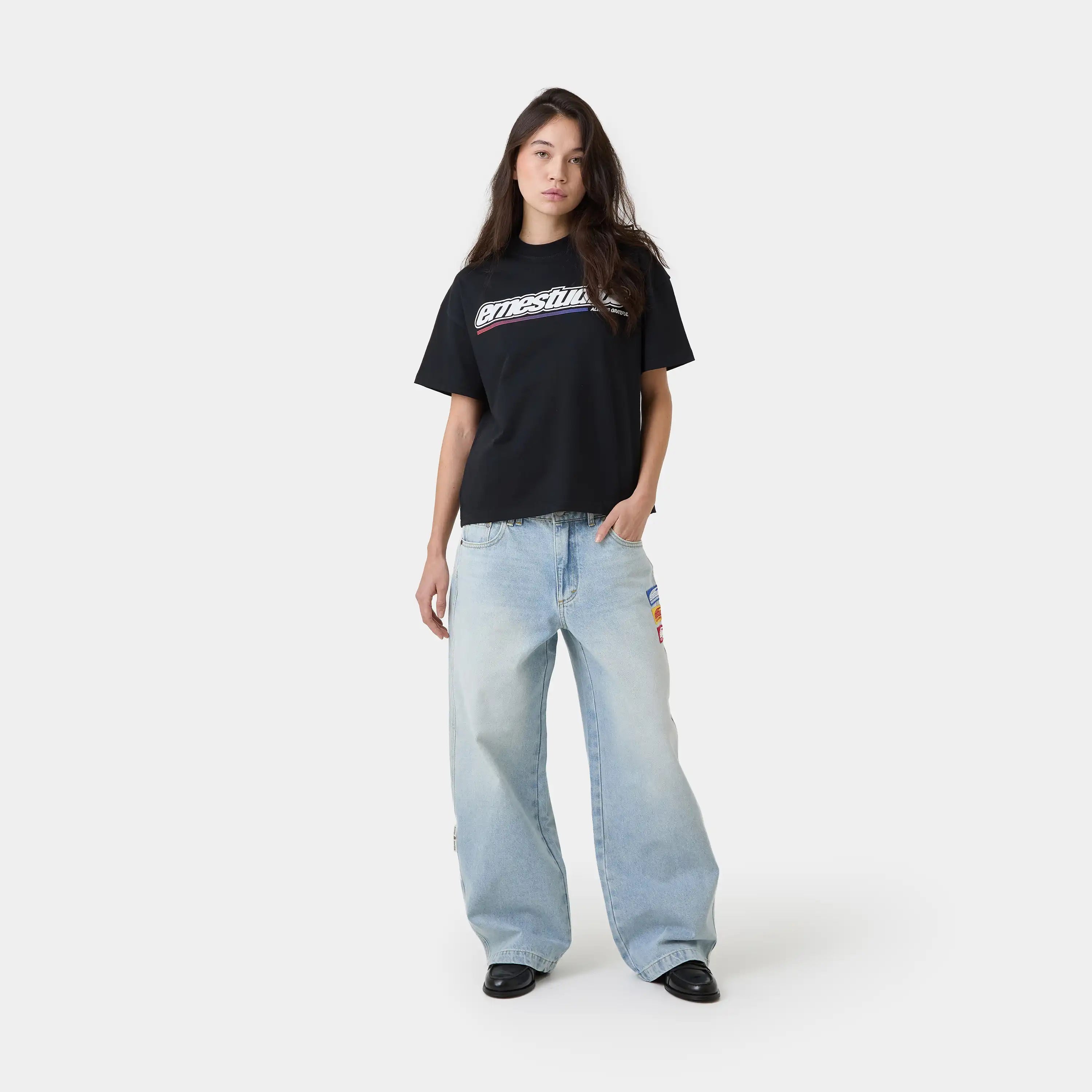 Scale Shadow Oversized Tee T-shirts Eme Studios