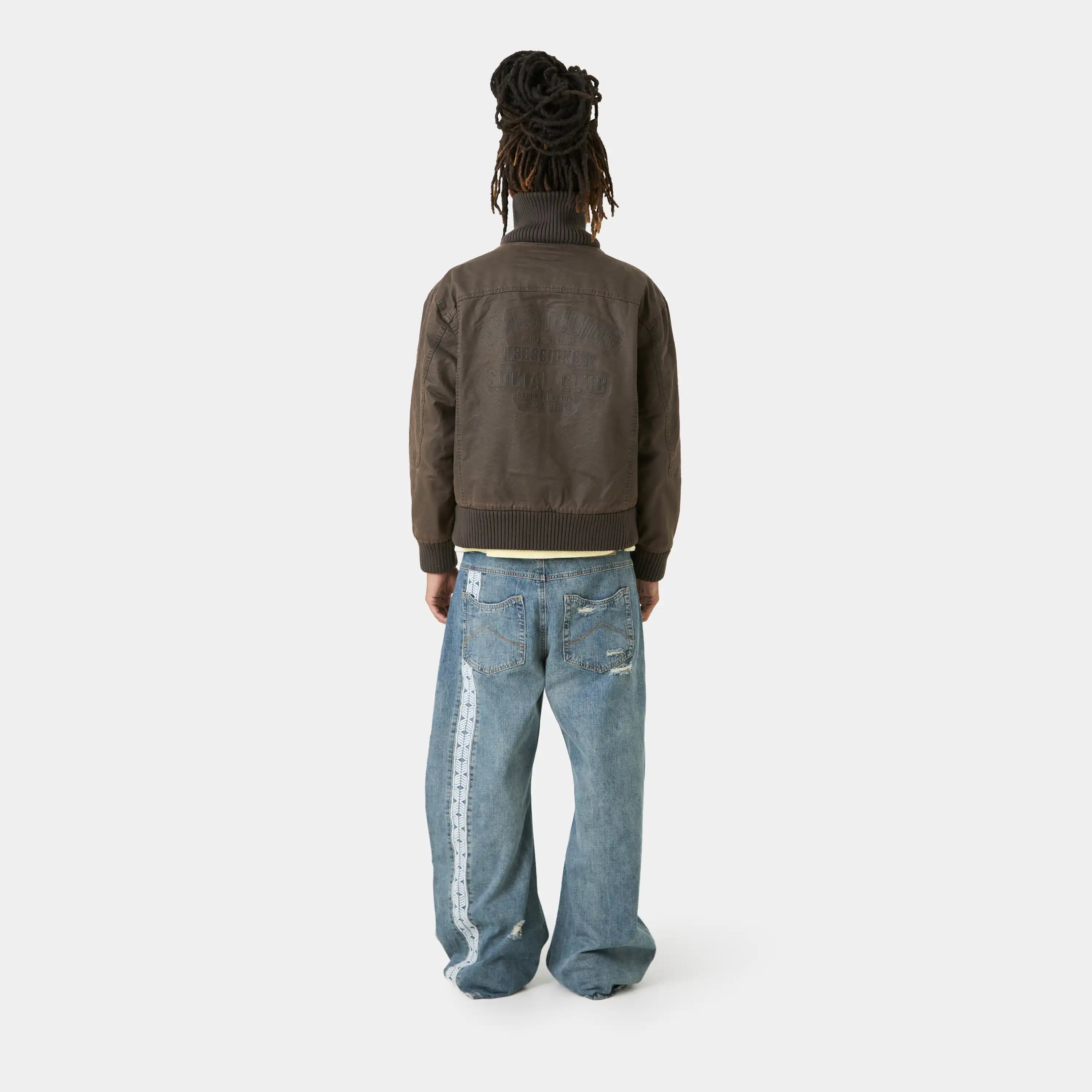 Sess Fawn Leather Jacket Outerwear Eme Studios