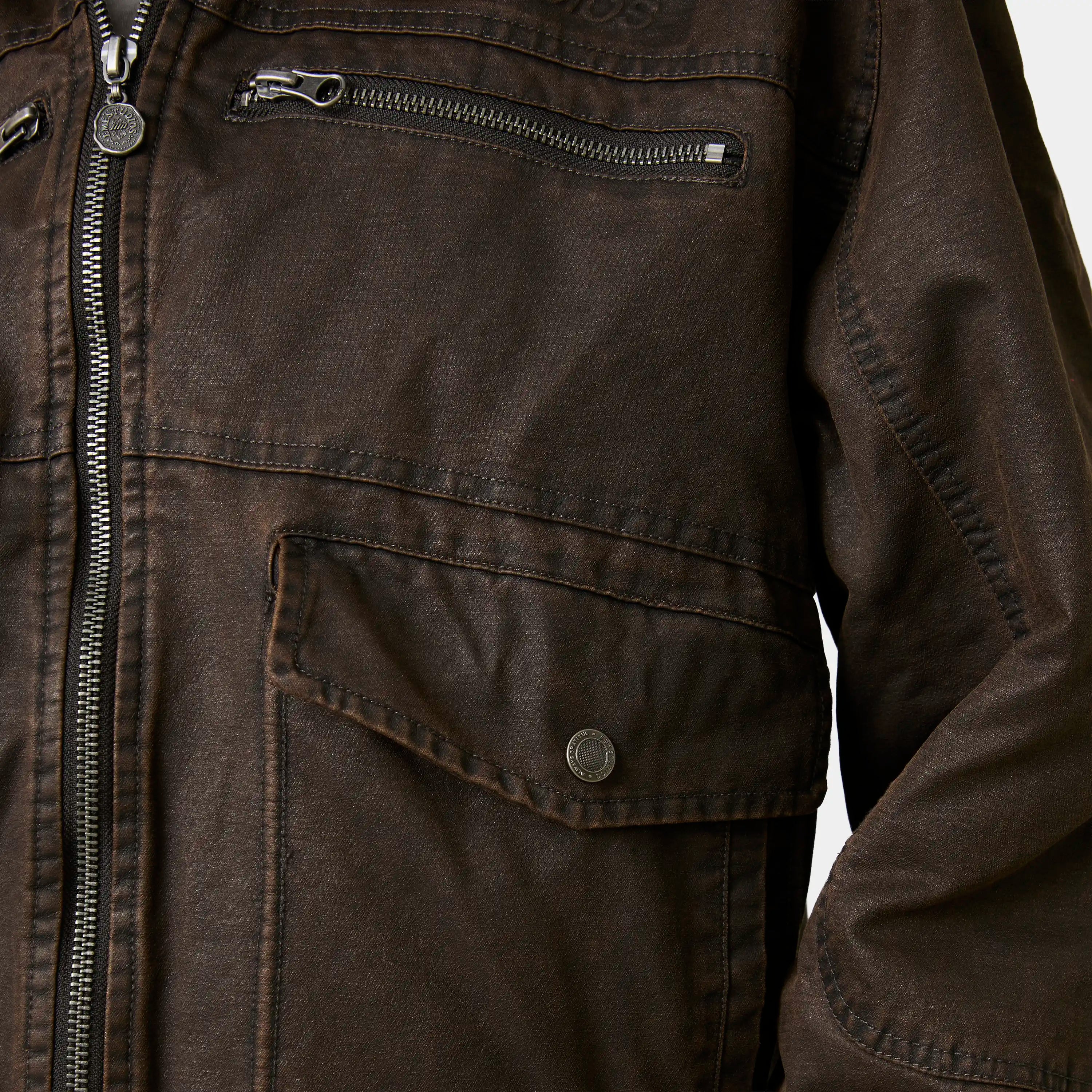 Sess Fawn Leather Jacket Outerwear Eme Studios