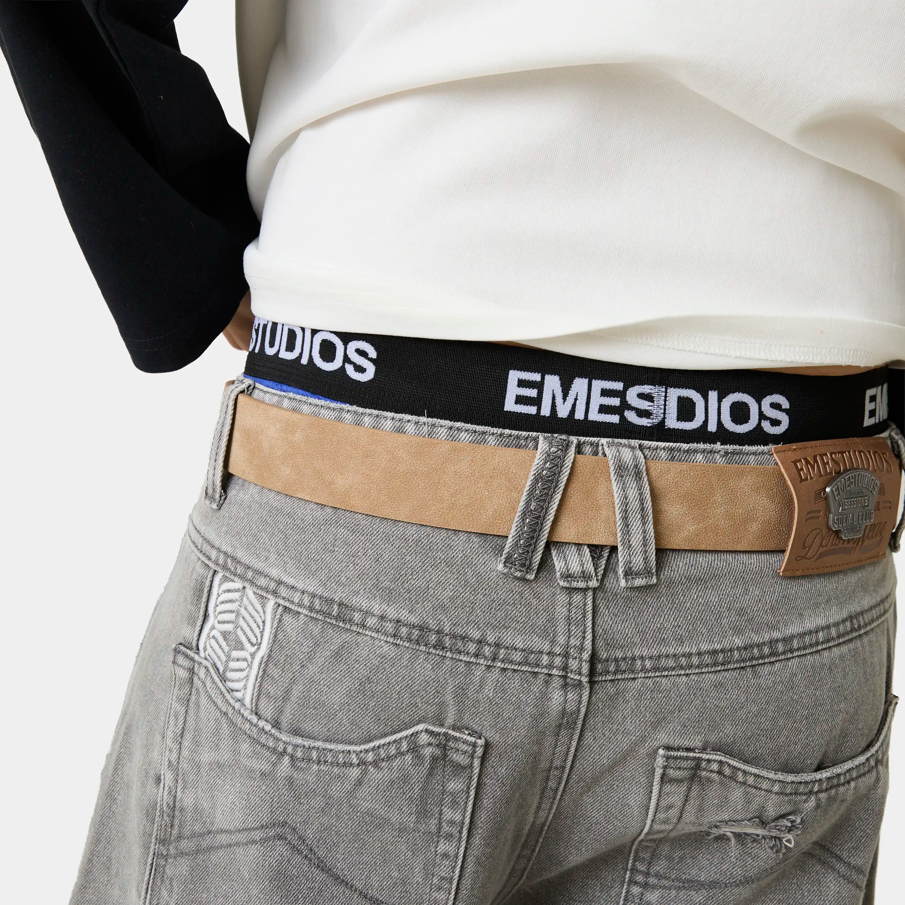 Sheet Ecru Belt Accesories Eme Studios