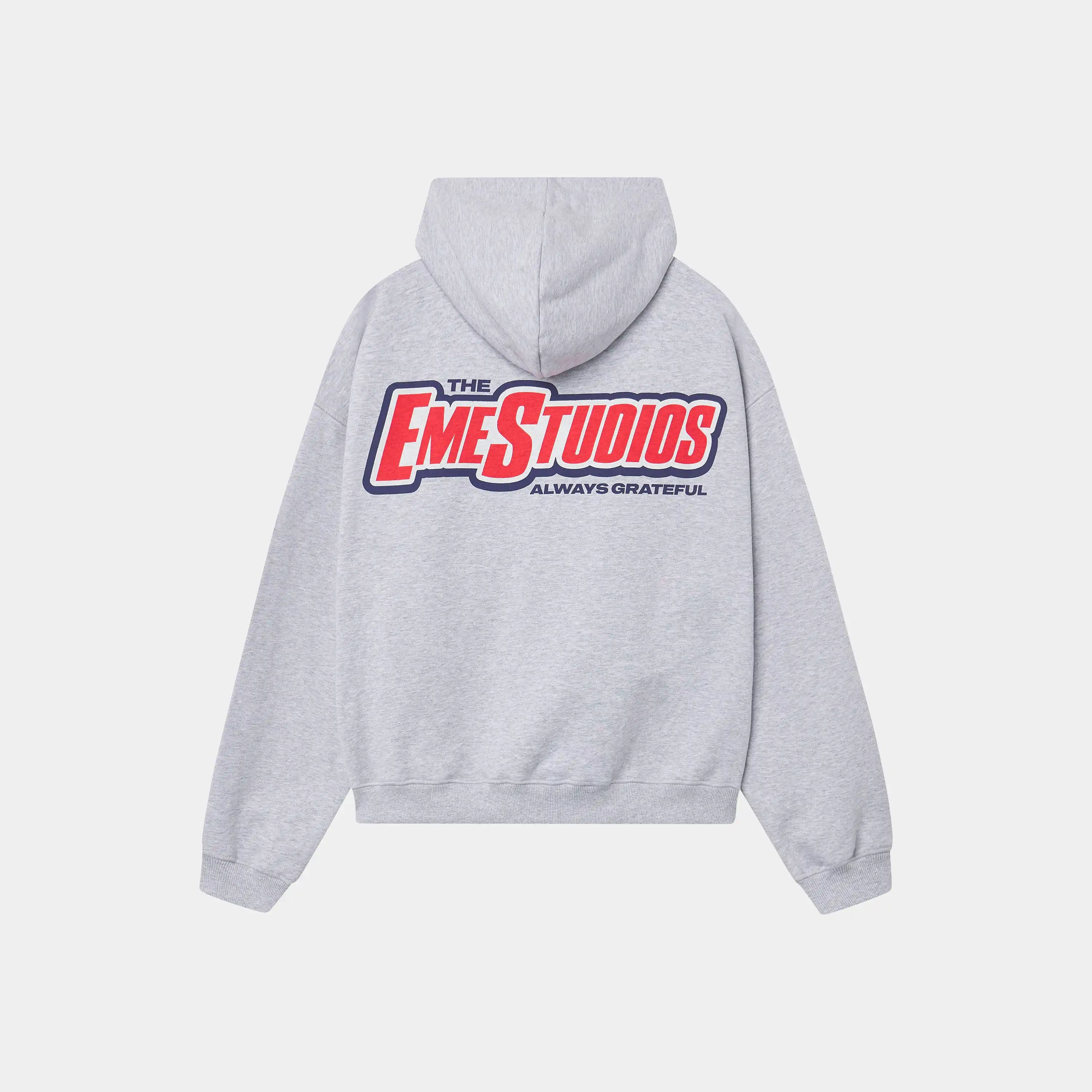 Shining Grey Oversized Hoodie Hoodies Eme Studios