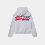 Shining Grey Oversized Hoodie Hoodies Eme Studios