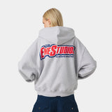 Shining Grey Oversized Hoodie Hoodies Eme Studios