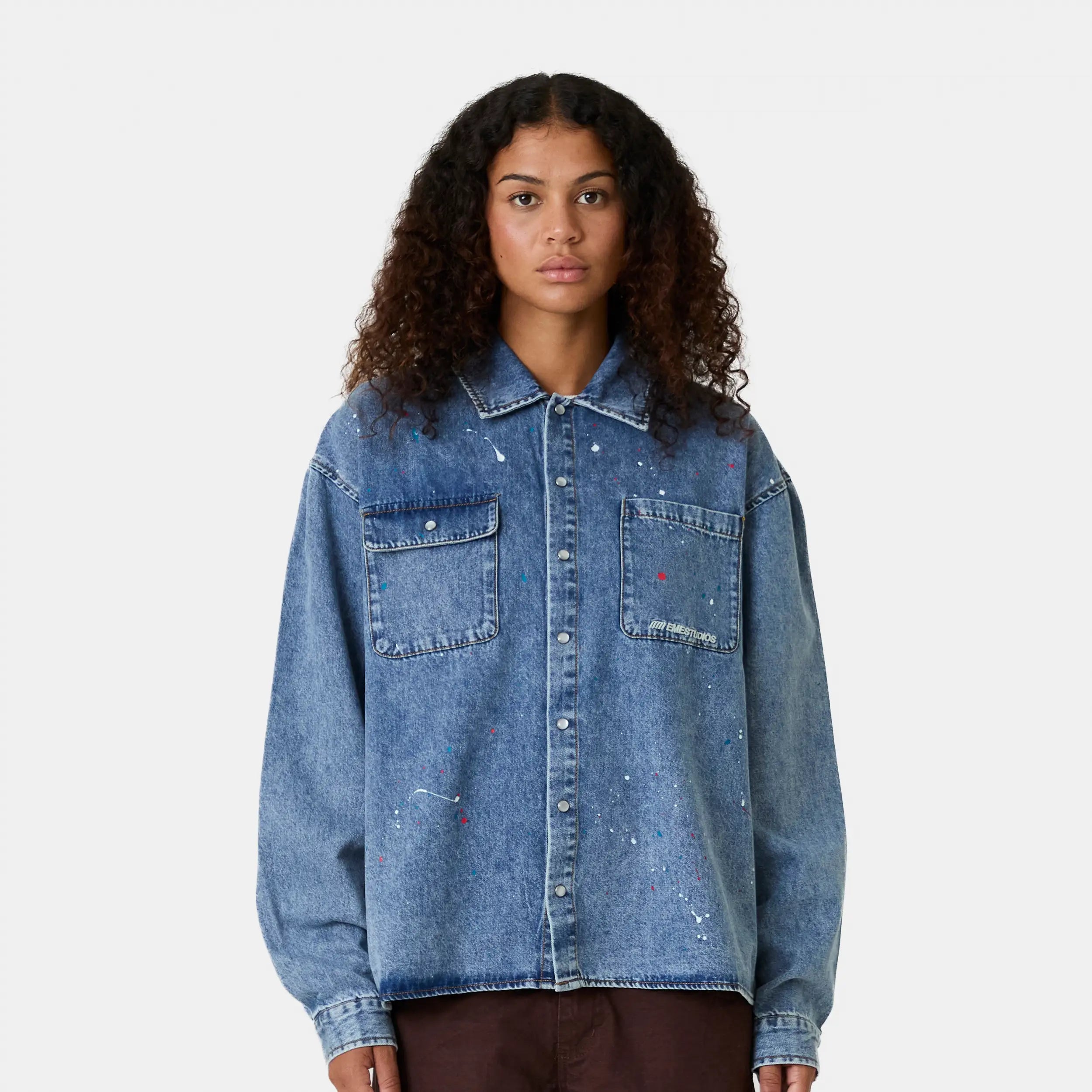 Slippy Denim Shirt Shirts Eme Studios