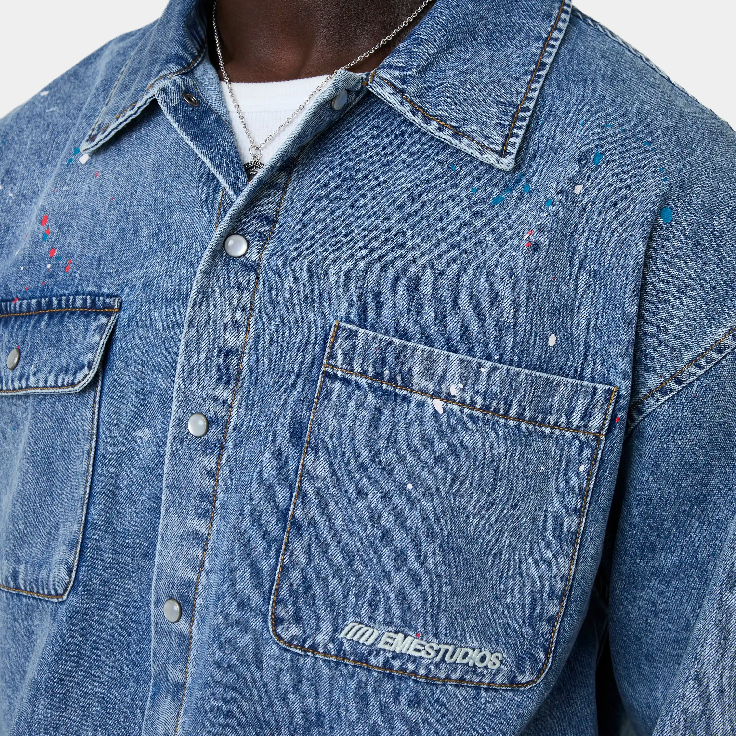 Slippy Denim Shirt Shirts Eme Studios