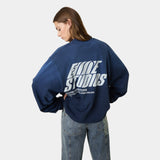 Snick Navy Long Sleeve T-shirts Eme Studios