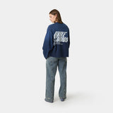 Snick Navy Long Sleeve T-shirts Eme Studios