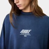 Snick Navy Long Sleeve T-shirts Eme Studios