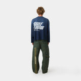Snick Navy Long Sleeve T-shirts Eme Studios