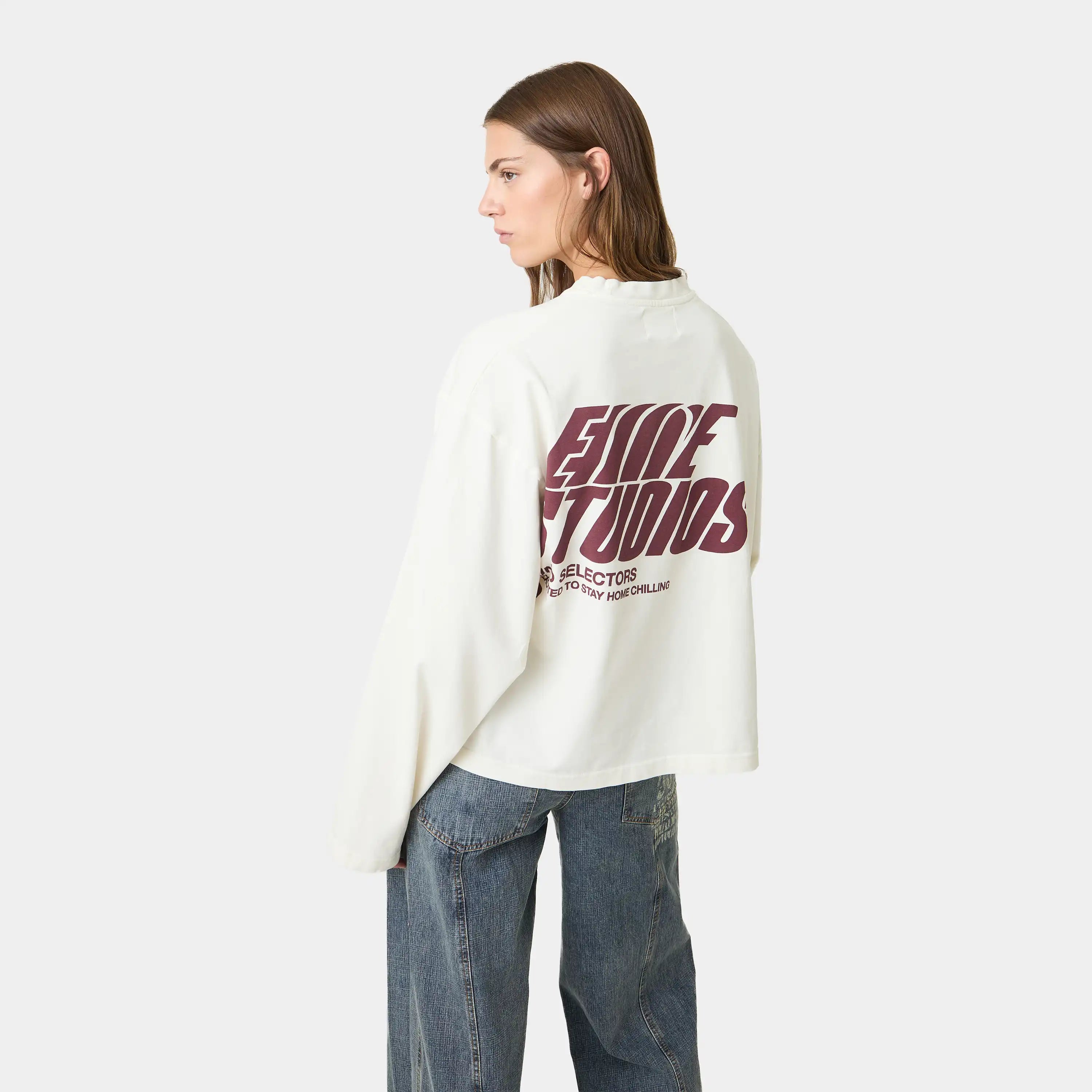 Snick Off Sand Long Sleeve T-shirts Eme Studios
