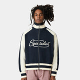 Soffy Navy Zipper Knit Knitwear Eme Studios