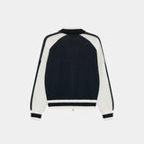 Soffy Navy Zipper Knit Knitwear Eme Studios