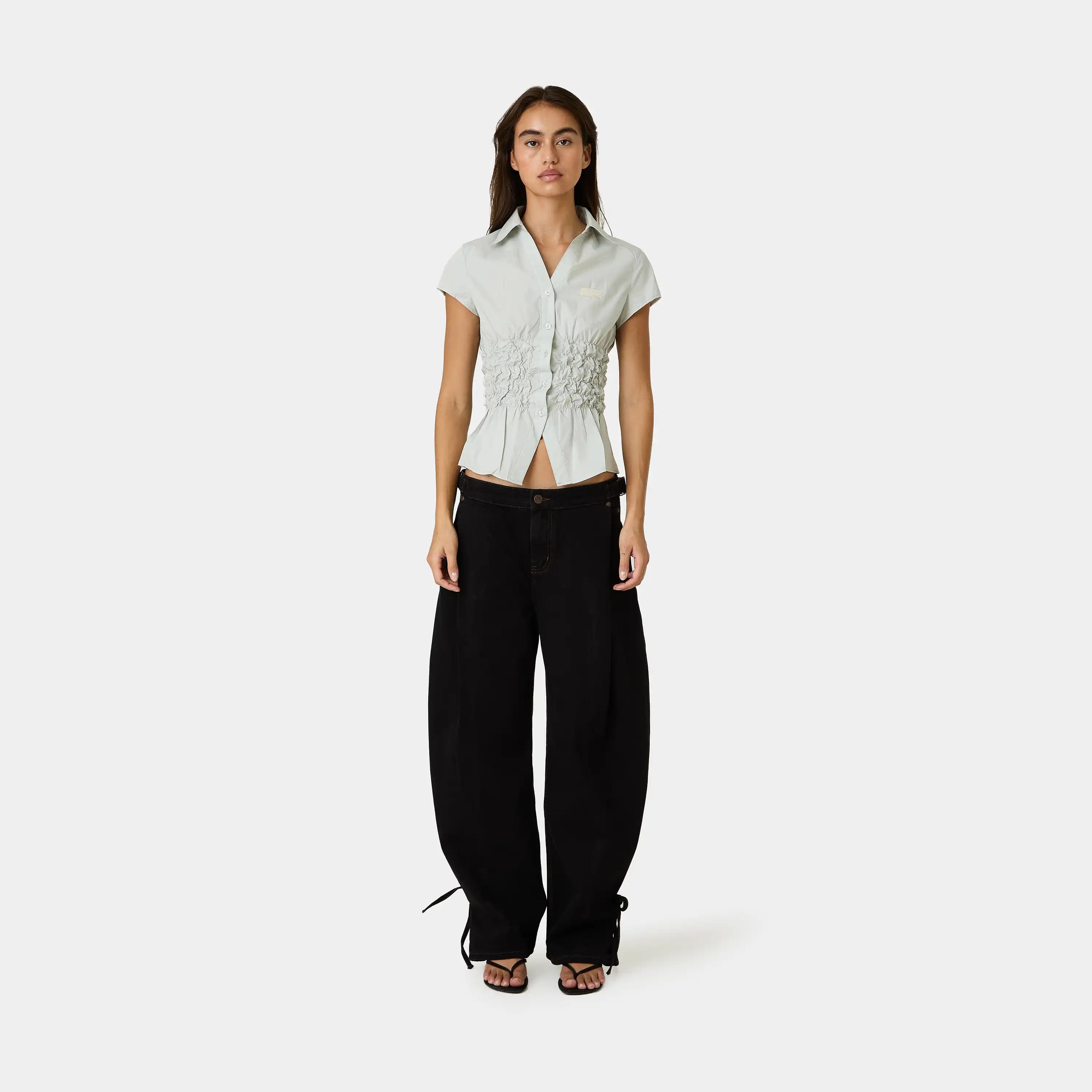Solan Black Pants Woman Pants Eme Studios