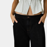 Solan Black Pants Woman Pants Eme Studios