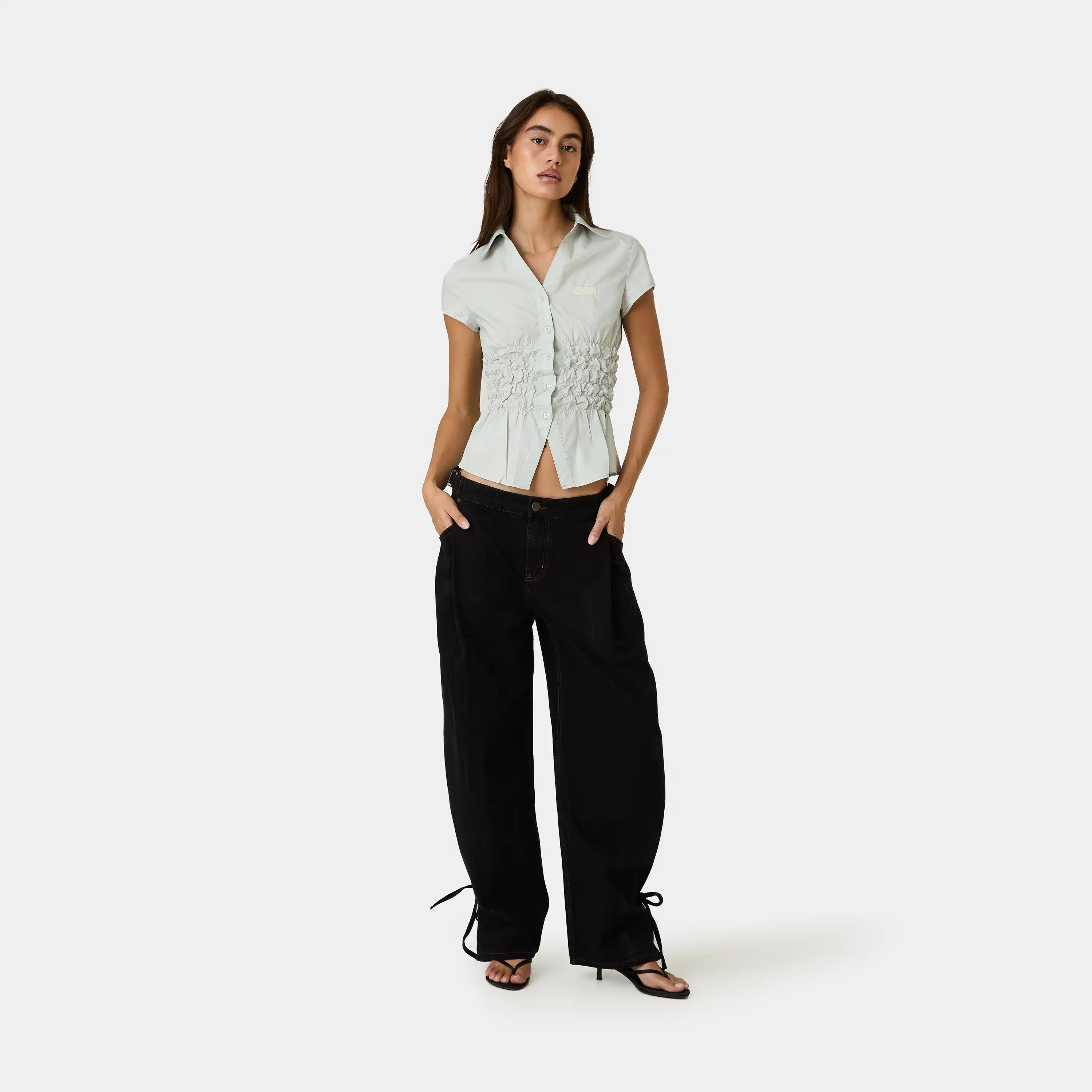 Solan Black Pants Woman Pants Eme Studios