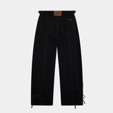 Solan Black Pants Woman Pants Eme Studios