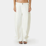 Solan White Pants Woman Pants Eme Studios