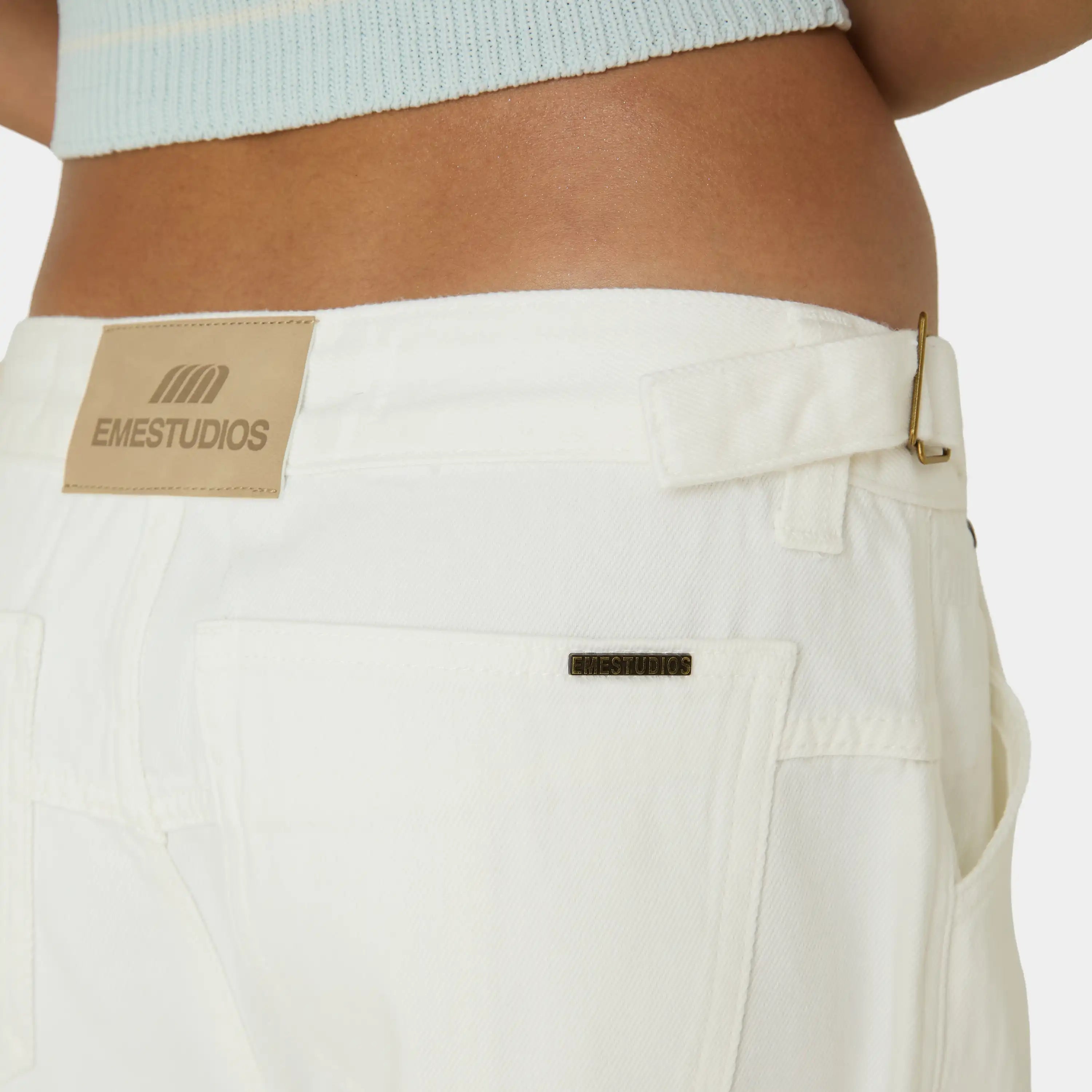 Solan White Pants Woman Pants Eme Studios