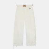 Solan White Pants Woman Pants Eme Studios