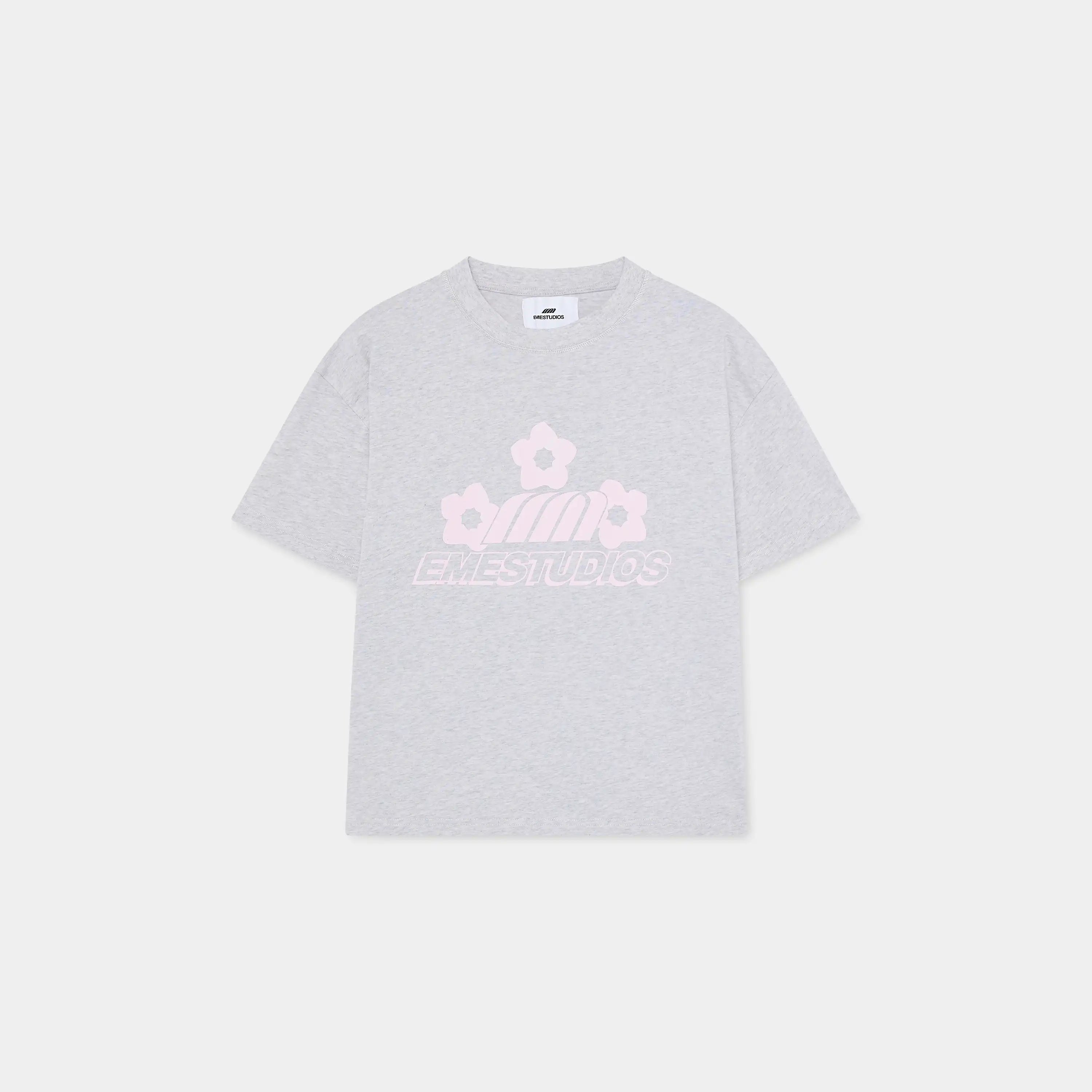 Spring Heather Grey Oversized Tee T-shirts Eme Studios