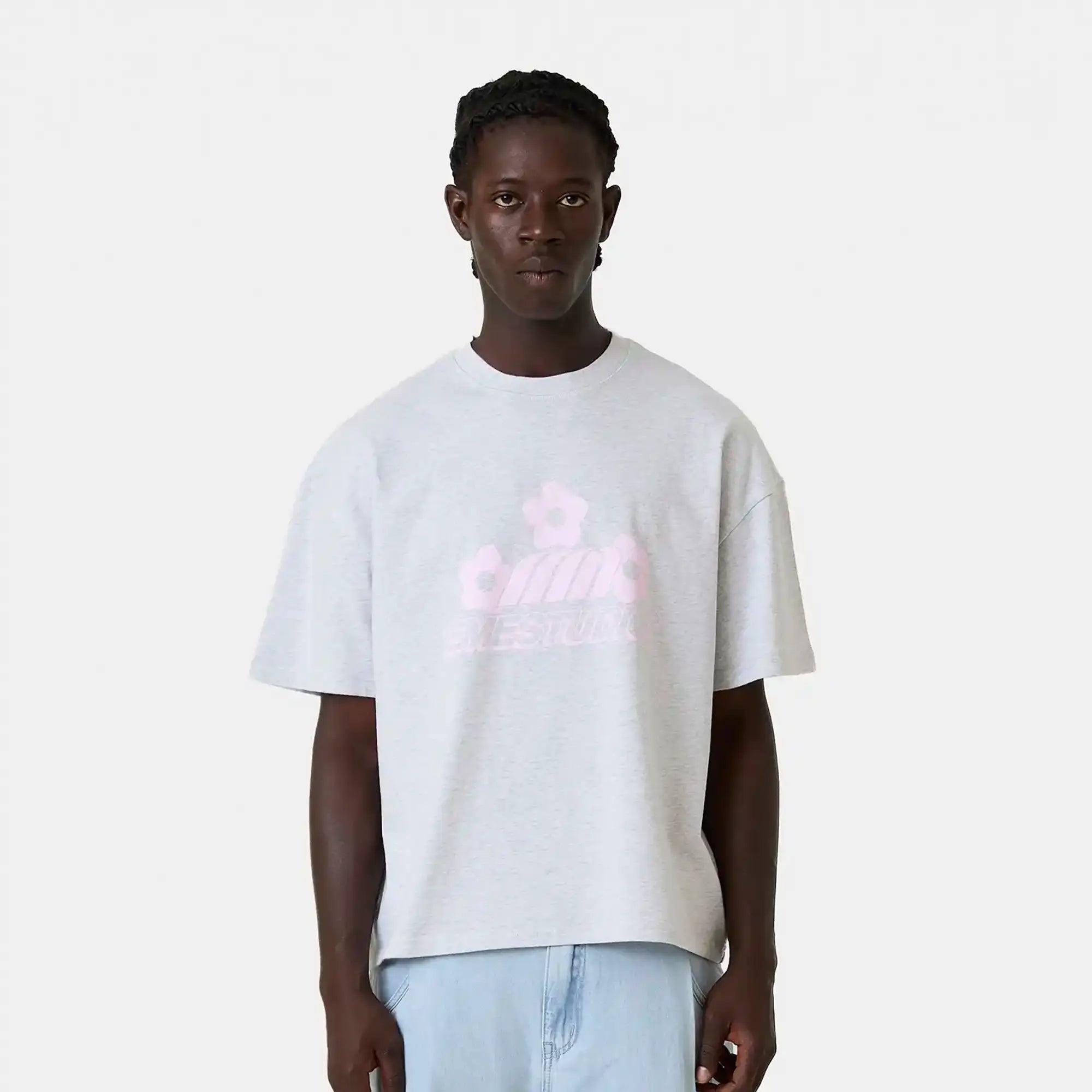 Spring Heather Grey Oversized Tee T-shirts Eme Studios