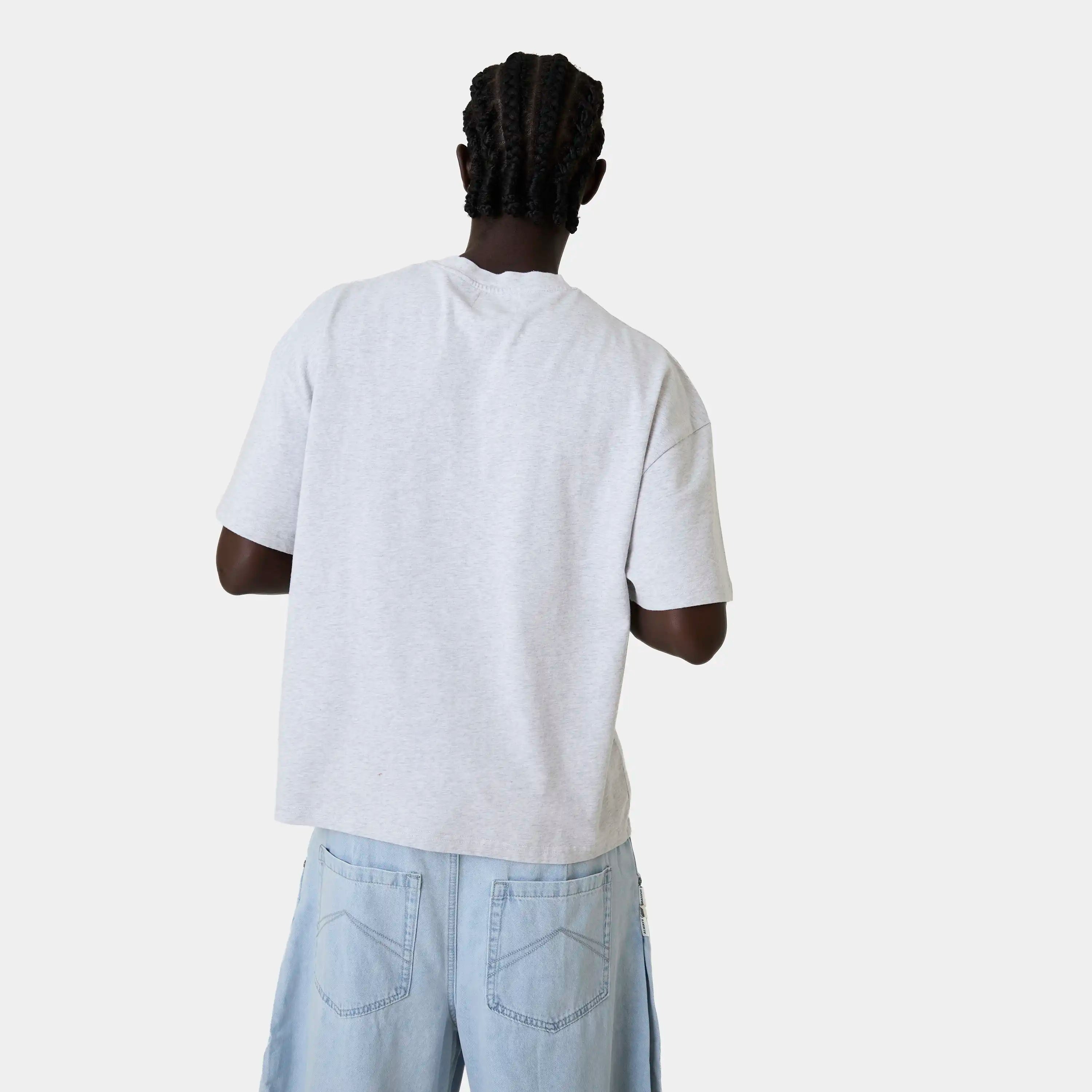 Spring Heather Grey Oversized Tee T-shirts Eme Studios