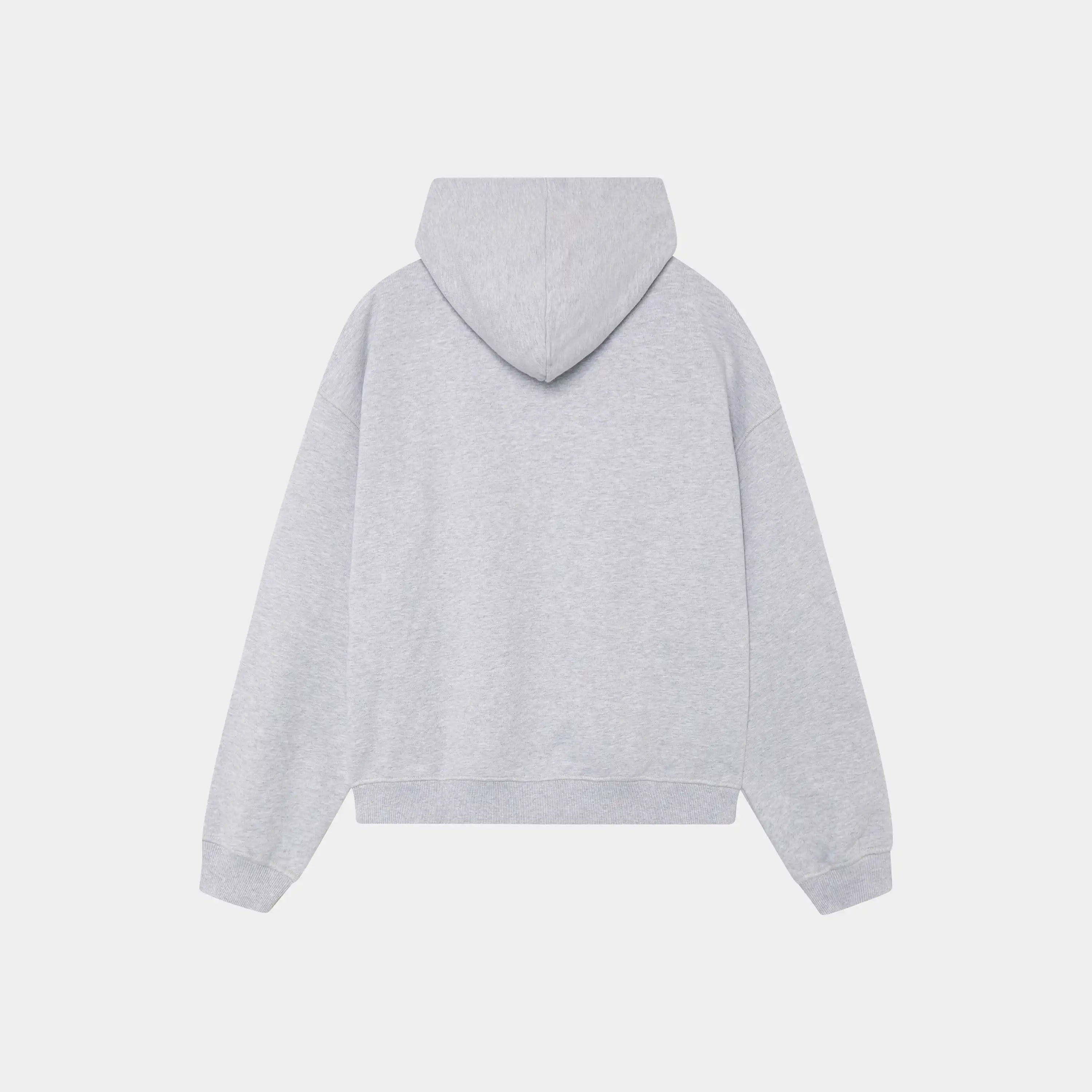 Ssamo Heather Grey Oversized Hoodie Hoodies Eme Studios