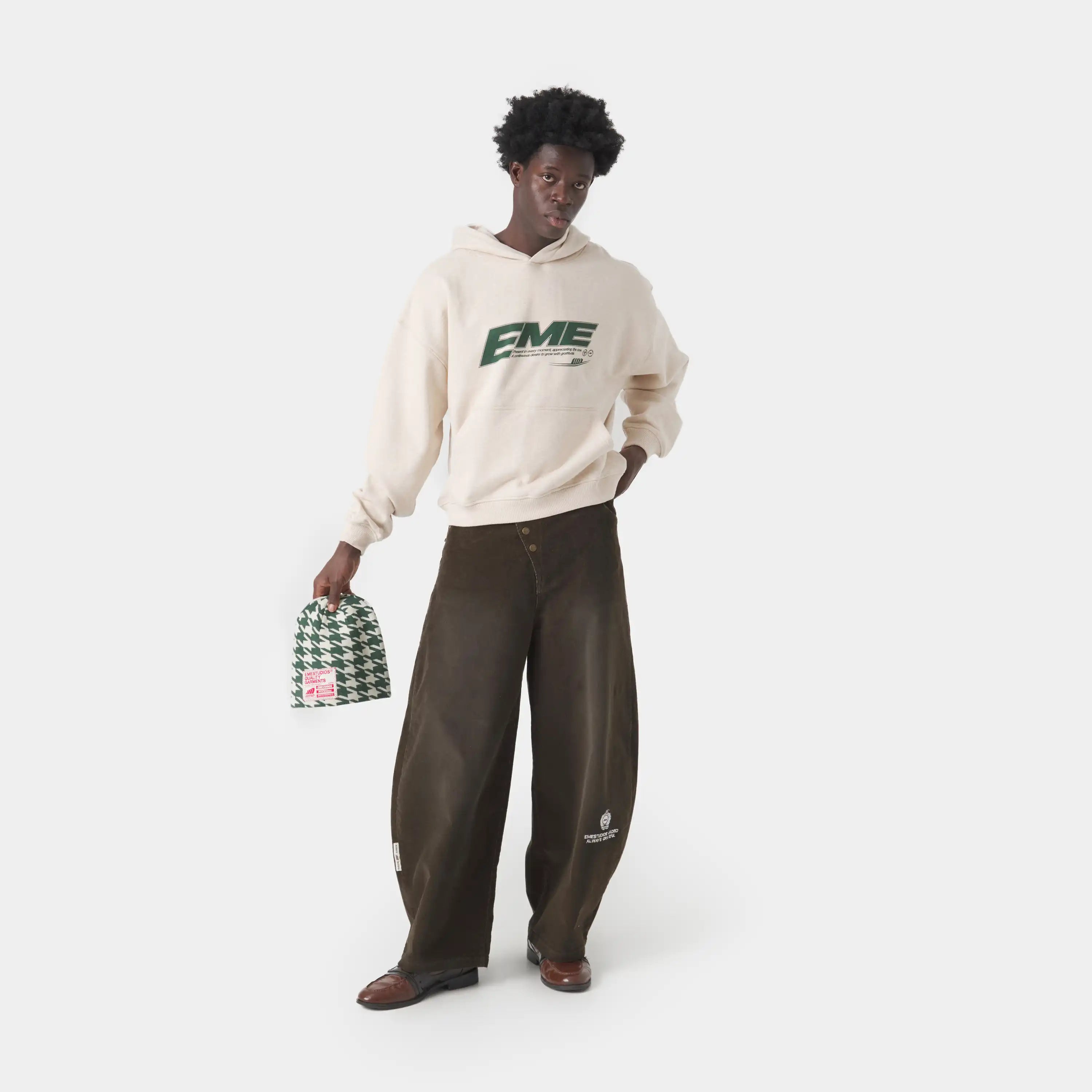 Ssamo Off Sand Oversized Hoodie Hoodies Eme Studios