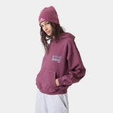 Stamp Maroon Oversized Hoodie Hoodies Eme Studios