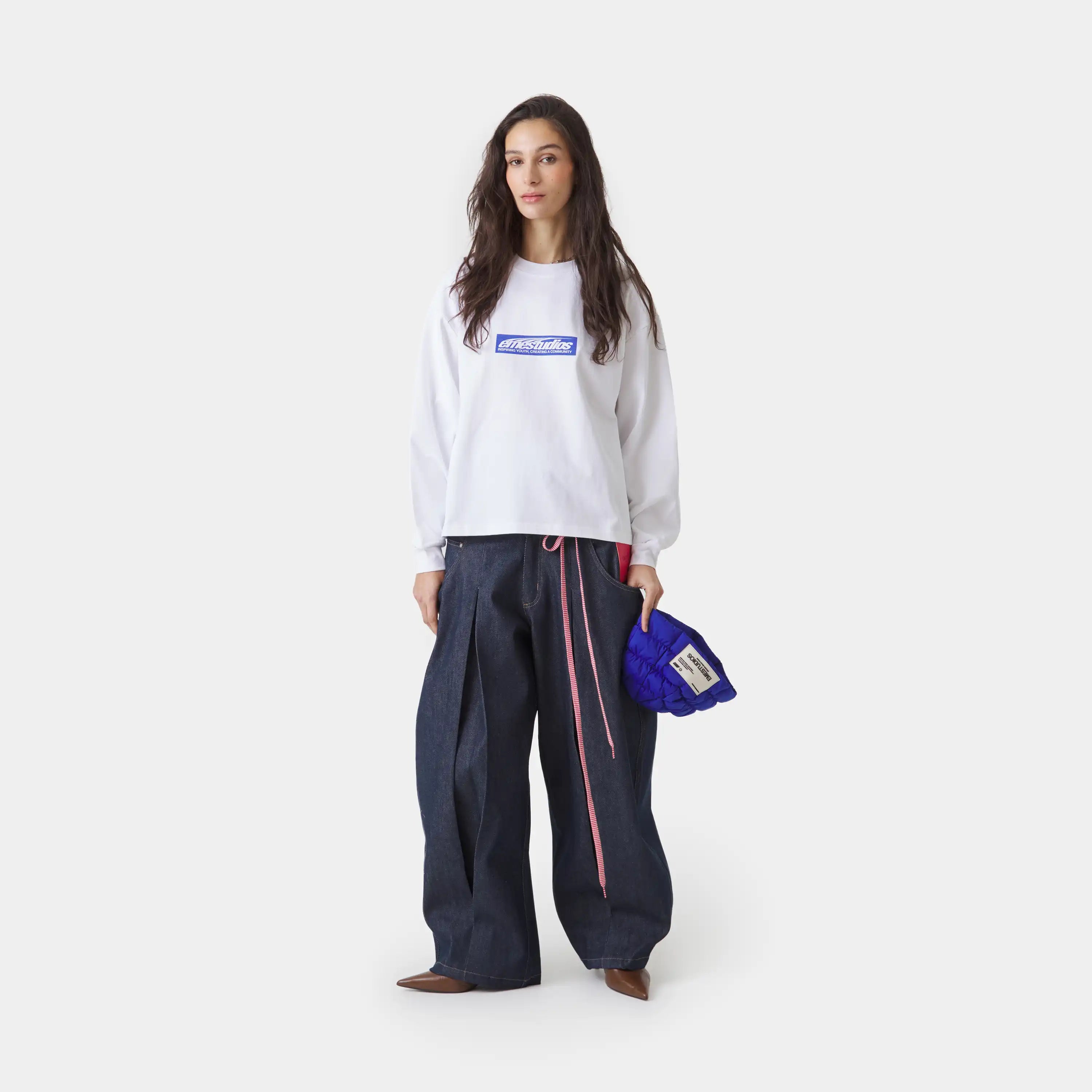 Stick Pearl Long Sleeve T-shirts Eme Studios