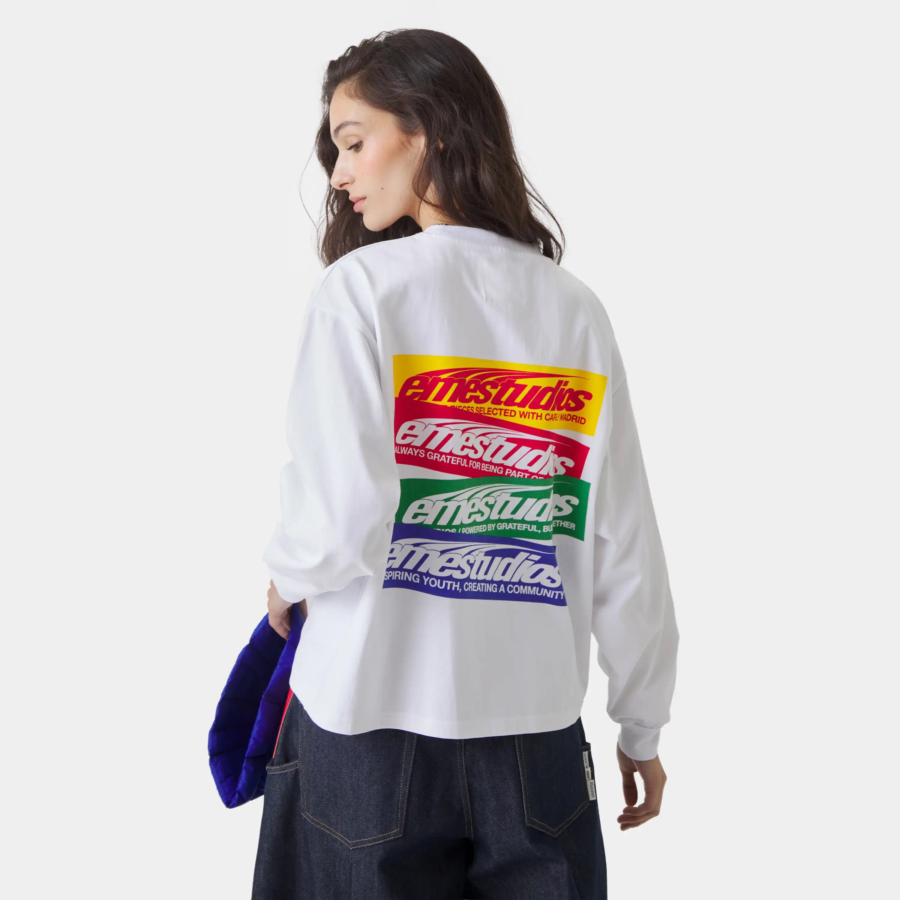 Stick Pearl Long Sleeve T-shirts Eme Studios
