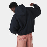 Stickers Navy Oversized Hoodie Hoodies Eme Studios
