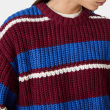 Stoke Burgundy Knit Sweater Knitwear Eme Studios