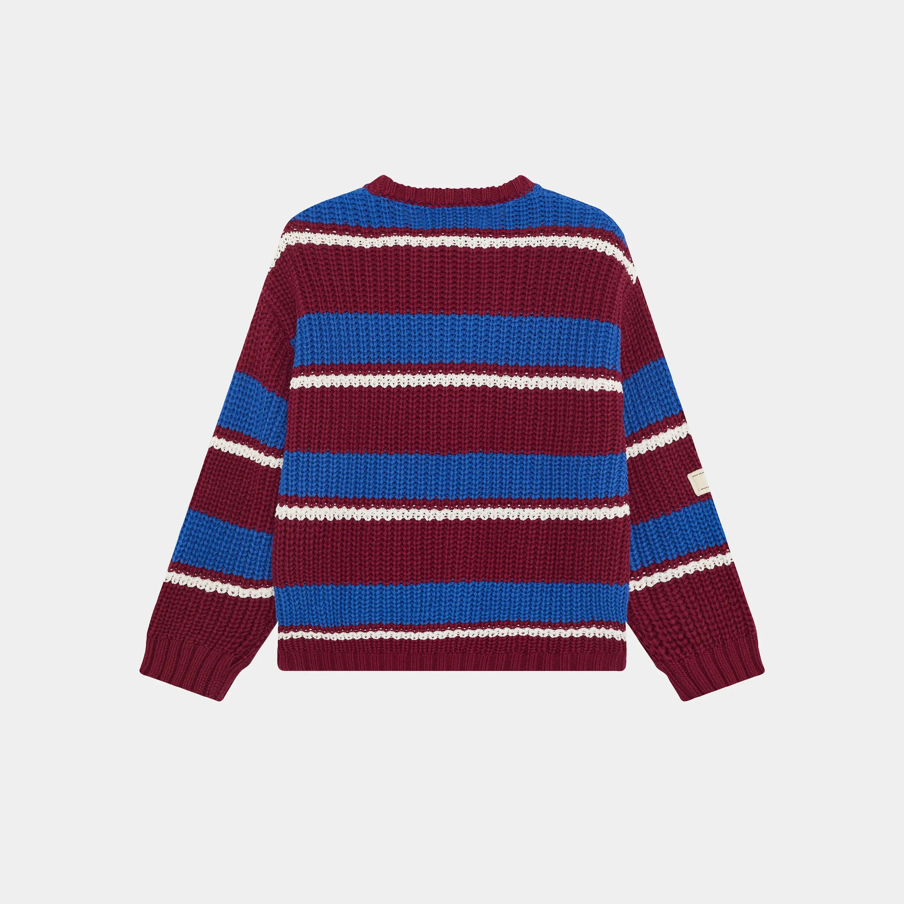 Stoke Burgundy Knit Sweater Knitwear Eme Studios