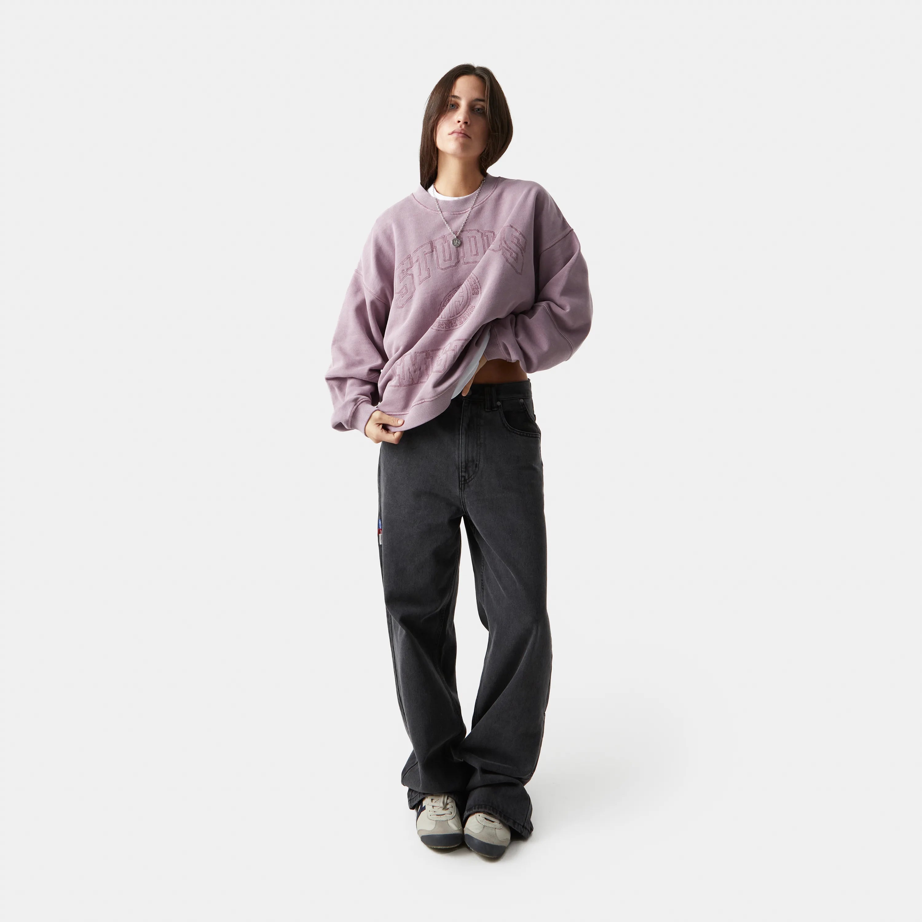 Streak Toadstool Oversized Crewneck Sweatshirts eme
