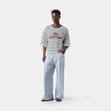 Striped Frost Baggy Pants Pants eme