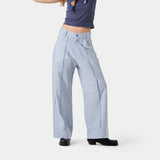 Striped Frost Baggy Pants Pants eme