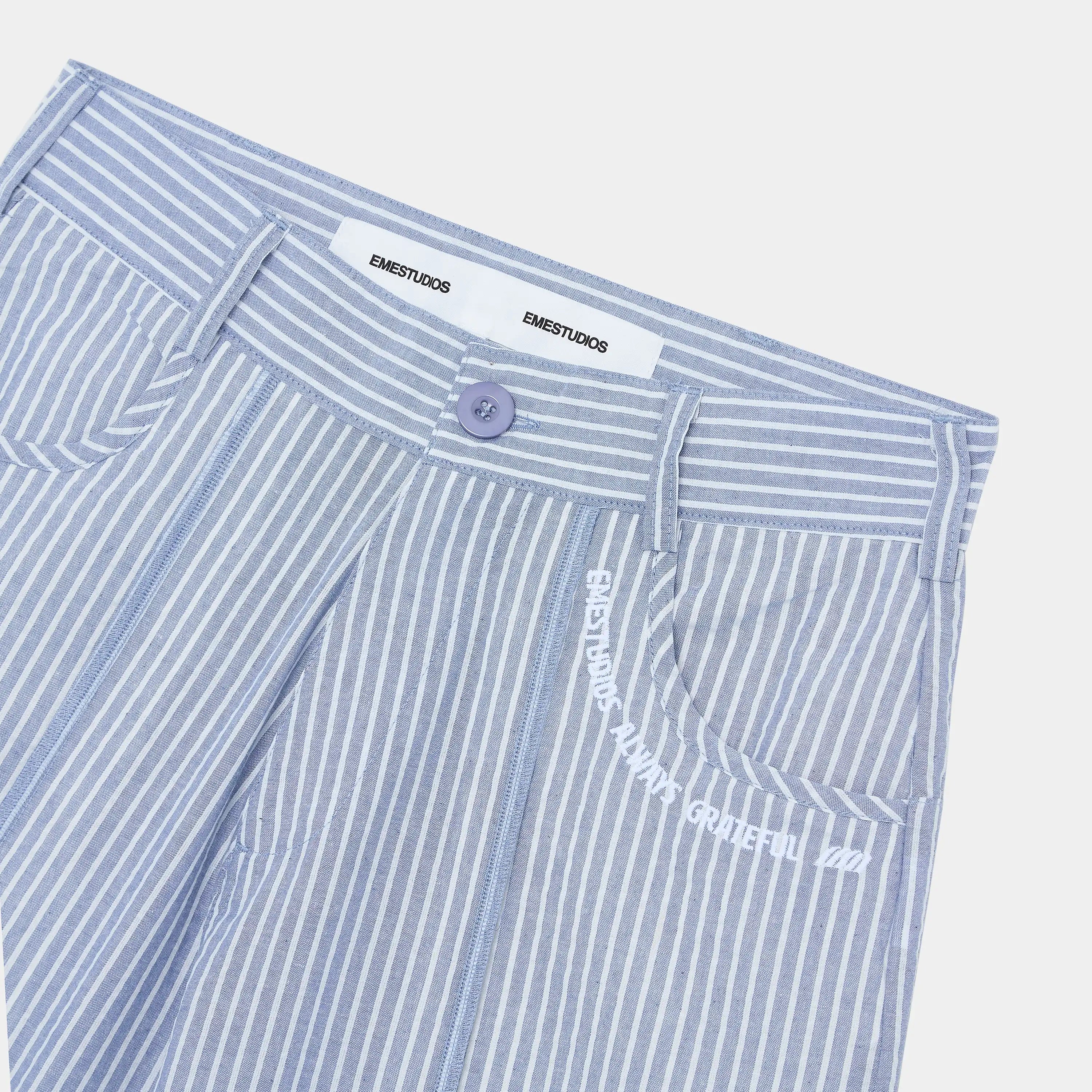 Striped Frost Baggy Pants Pants eme