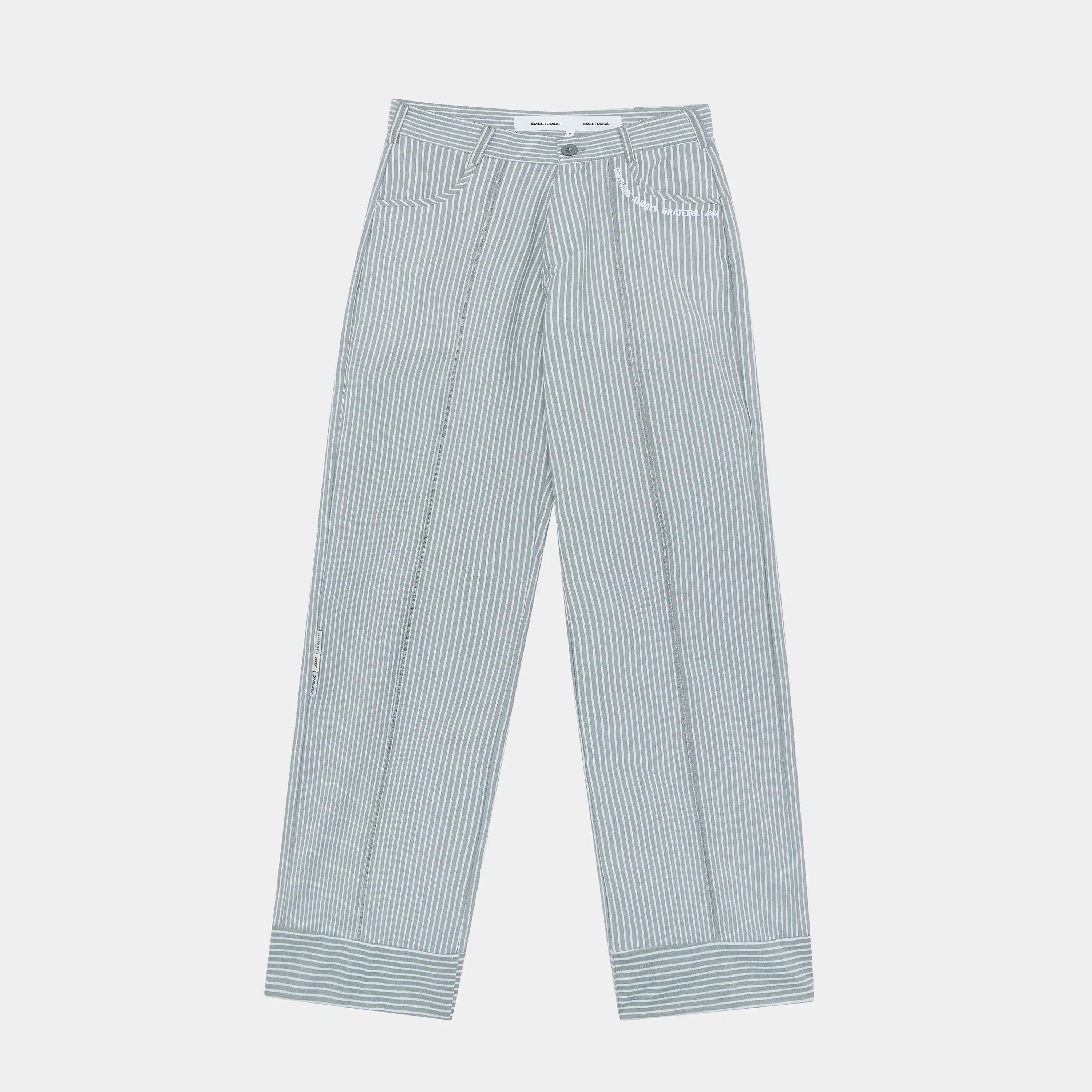 Striped Hunt Baggy Pants Pants eme