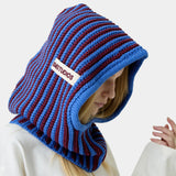 Striped Knit Balaclava Accesories Eme Studios