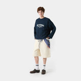 Suty Navy Reverse Crewneck Sweatshirts eme