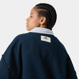Suty Navy Reverse Crewneck Sweatshirts eme