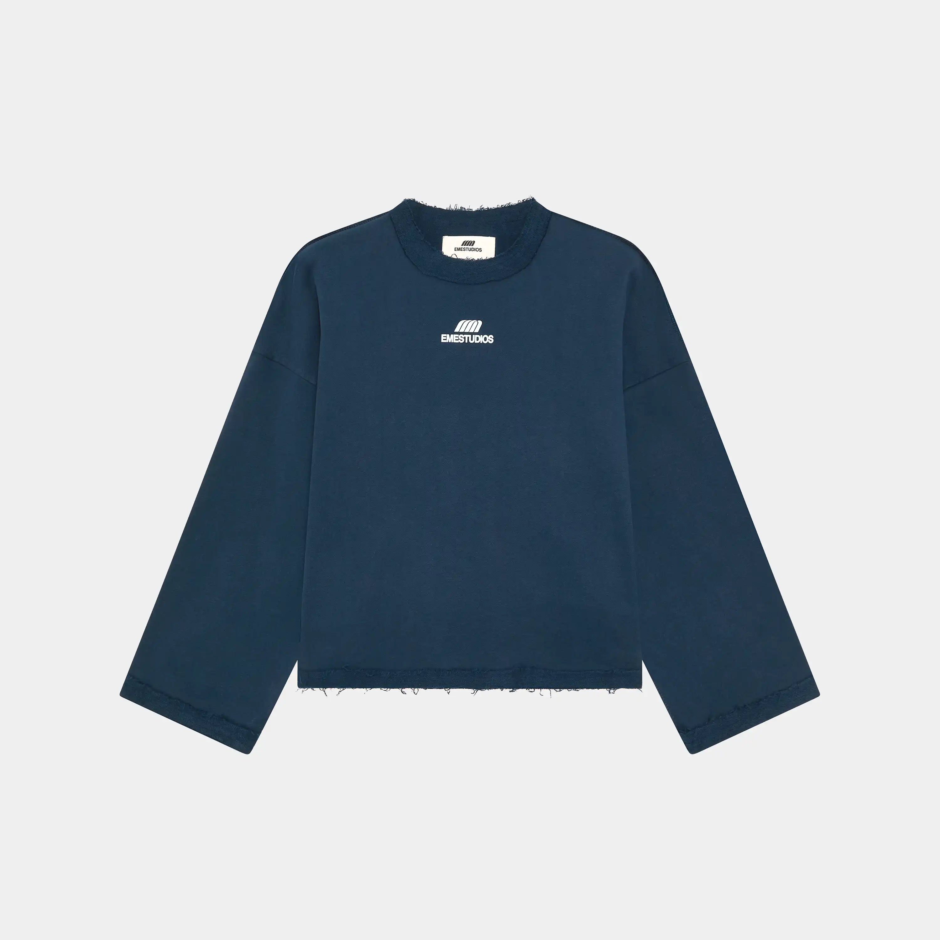 Suty Navy Reverse Crewneck Sweatshirts eme