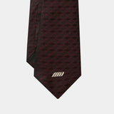 Symm Burgundy Tie Accesories Eme Studios